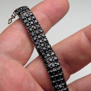 *925 Sterling Silver Diamond Bracelet